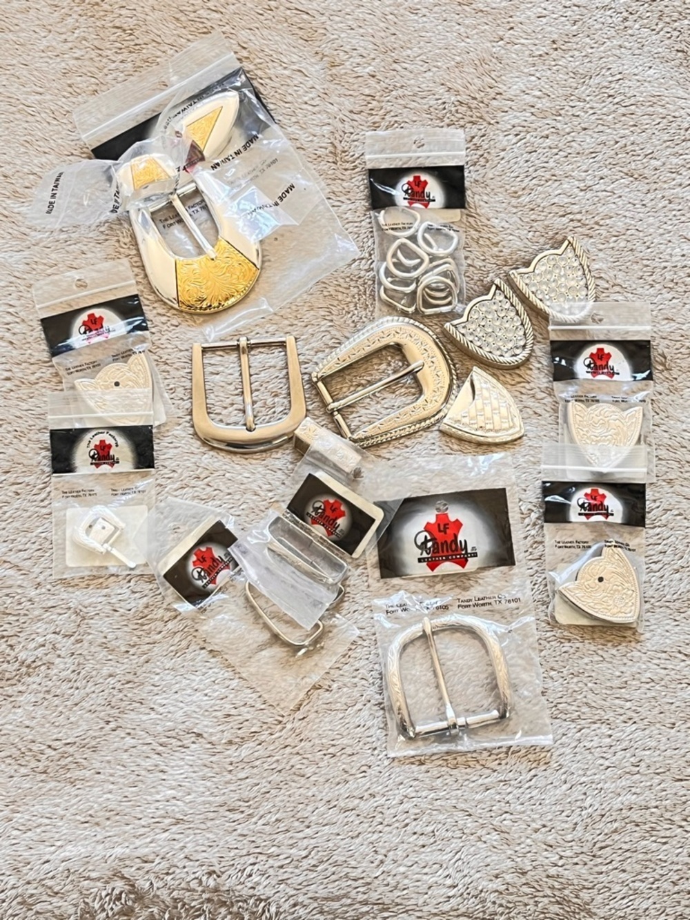 Engraved Belt Buckles Loops Tips Hatband Silver Gold Accents Tandy Supplies